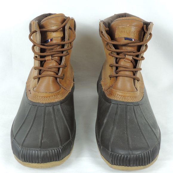 Tommy Hilfiger Charlie Waterproof Boots Men's Size 11 Tan Leather Outdoor - Picture 2 of 7
